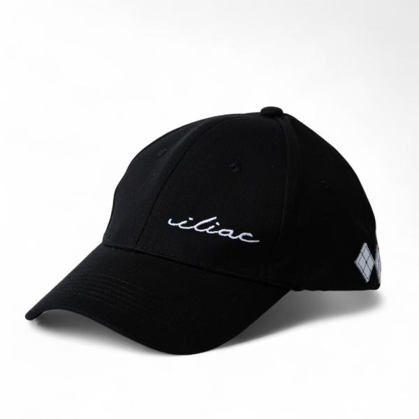 イリアックゴルフ キャップ スクリプト ブラック Iliac Golf Cap Script Bla...