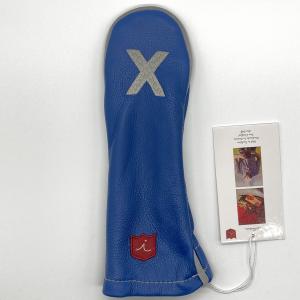 イリアック ヘッドカバー 本革 ユーティリティX  クラシック ロイヤルロイヤル x グレーボア Iliac Golf Classic HybridX Cover Royal Royal x Grey Boa