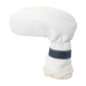 ゴルフ パターカバー ピンタイプ クラウドタイプ イリアックゴルフ ロイヤル ホワイト x ネイビー Iliac Golf Putter Headcover Royal White x Navy｜rulesgolf