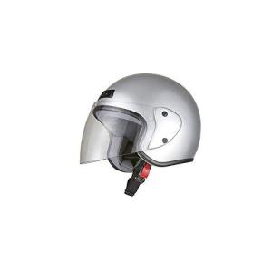 バイクパーツセンター バイクヘルメット ジェット シルバー 7202 FREE