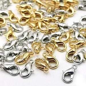 カニカン シルバー ゴールド 各50個 100個セット 10mm メガネチェーン マスクチェーン グラスチェーン