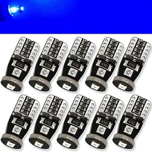 TORIBIO 10個入 青 3030SMD T10 セット LEDバルブ W5W 194 168 2825車内用駐車ライトドームライトライセン