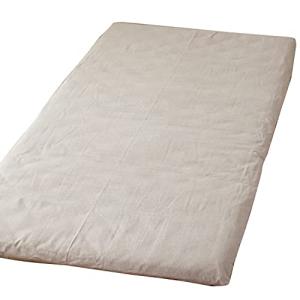 メリーナイト 綿100% フラノ フラットシーツ ヘリンボーン  ベージュ シングル 約150×250cm ふんわり ぬくもり 起毛