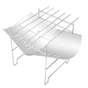 焚き火台 焚火台 たき火台 たきび台 コンパクト 五徳の高さが調整可能-Vicopo  ソロキャンプ 軽量 折りたたみ キャンプ用品 焚き火