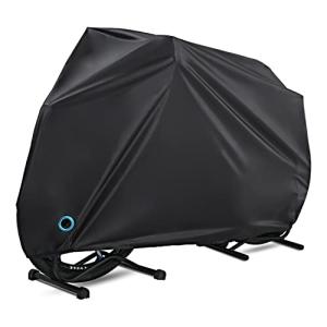 Hanmir 自転車カバー サイクルカバー 厚手 防犯 防風 防塵 耐熱 UVカット 撥水加工 破れにくい 鍵穴盗難防止 雨雪対応き 29インチ