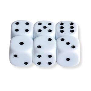 STAY Four サイコロ 大きい 6個入り 見やすい25mm x 25mm