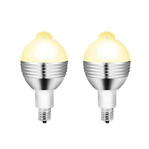 LED電球 センサー人感センサーライト E17口金 小型電球 センサー電球 7W 50W形相当 3000k 600lm 電球色 明るい 消し忘れ