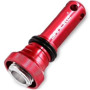 リールスタンド ダイワリールに対応 45mm スピニングリールパーツ 航空アルミ製 レッド