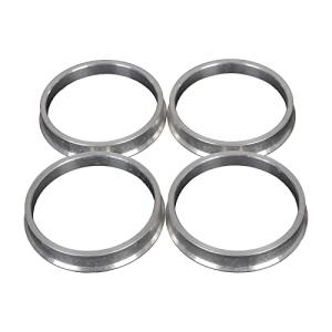 ハブリング 60.1-54.1 mm ツバ 付き 4枚 セット 鍛造 アルミ製