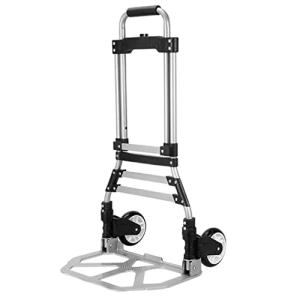 キャリーカート 台車 ハンドトラック 大型 耐荷重80KG コンパクト 折りたたみ式 家庭用 業務用 防災用 荷物 運搬 釣り アウトドア 固定