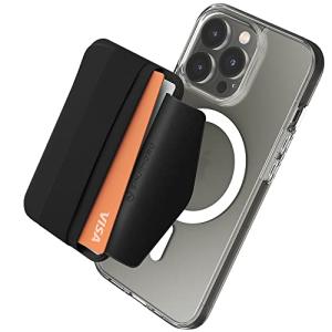 滑り止め 落下防止シンジモル Magsafeカードケース  iPhone 14 シリーズ 全機種対応 シリコンパッドでノンスリップ カード入れ