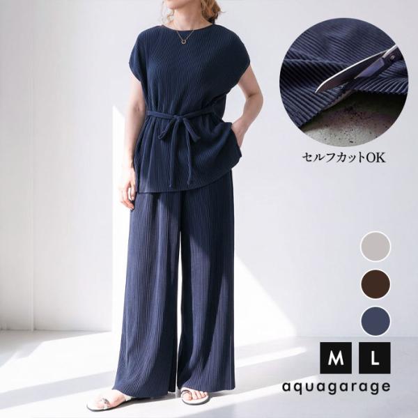 プリーツセットアップ 春 秋 冬 M  L レディース