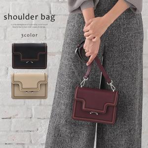 在庫限り 残りわずかアイテム ショルダーバッグ レディース スクエア 斜め掛け カバン オールシーズン ブラック ベージュ ワイン