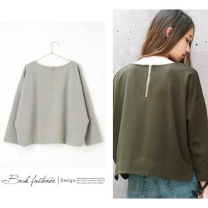 Tシャツ レディース 長袖 カットソー トップ...の詳細画像3