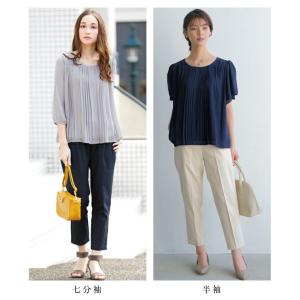 ブラウス シャツ トップス シフォンブラウス ...の詳細画像2