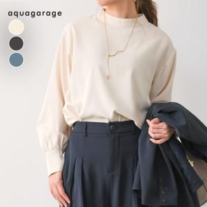 バンドカラーAラインブラウス 春 秋 冬 レディース