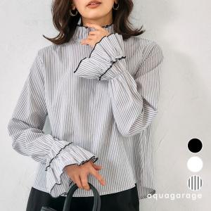 クリンクルフリルブラウス 春 秋 冬 レディース