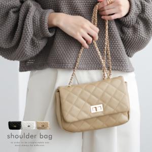 キルティングミニショルダ−バッグ レディース
