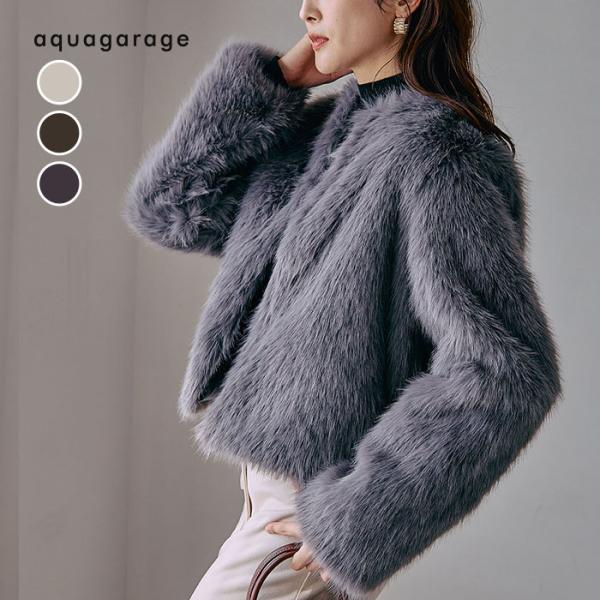 ノーカラーファージャケット 秋 冬 M