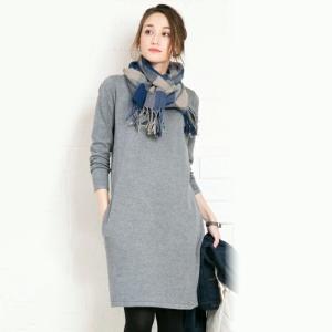 ワンピース Iライン ニット レディース ハイ...の詳細画像1