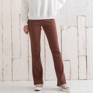 リブレギンス パンツ レディース 秋冬 ブーツ...の詳細画像1