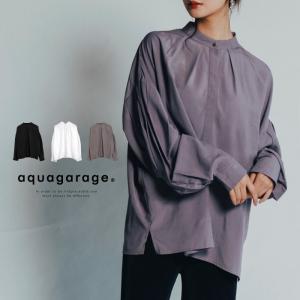 スノーブルー cccmalie バルーンスリーブ長袖ブラウス ホワイト サイズ