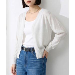 カーディガン レディース 薄手 ドルマン Vネ...の詳細画像5