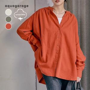 バンドカラーフランネルブラウス  春 秋 冬 ≪ゆうメール便配送30・代引不可≫