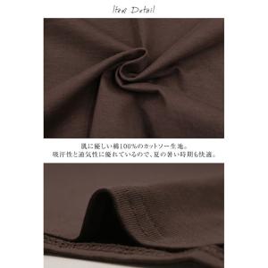 ノースリーブカットソー レディース 春 夏 ロ...の詳細画像3