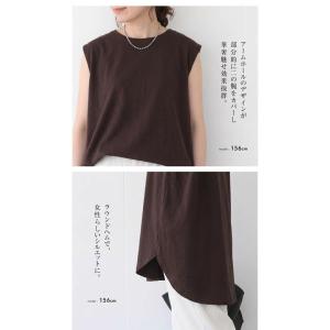 ノースリーブカットソー レディース 春 夏 ロ...の詳細画像4