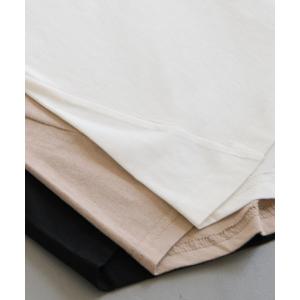 フレンチスリーブチュニックカットソー 春 夏 ...の詳細画像2