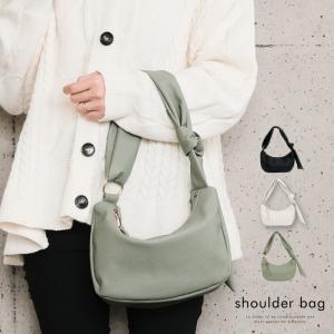 ハーフムーンショルダーバッグ レディース