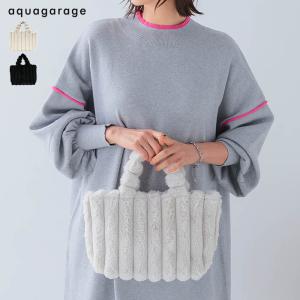 ストライプファープチトートバッグ レディース