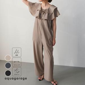 水陸両用フリルオールインワンレディース 春 夏