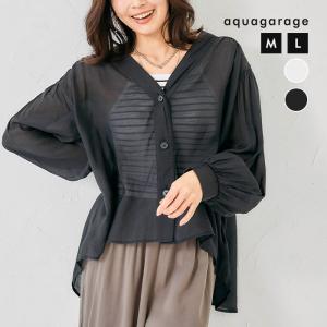 シアーシャツカーディガン 春 夏  M ≪ゆうメール便配送20・代引不可≫