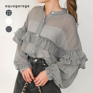 フリルブラウス 春 秋 レディース ≪ゆうメール便配送20・代引不可≫