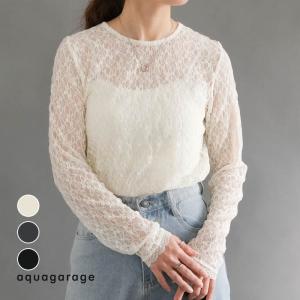 レースシアートップス 春 夏 秋 冬 レディース ≪ゆうメール便配送10・代引不可≫