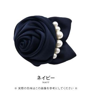 コサージュ フラワー ヘアアクセ ブローチ レ...の詳細画像3