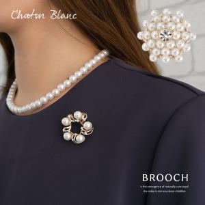パールデザインブローチ レディース ゴールド ≪ゆうメール便配送30・代引不可≫