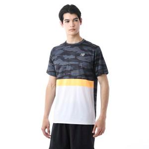 送料無料（ネコポスでの発送） ニューバランス newbalance MT03207BON メンズ Accelerate グラフィック ブロックド SS Tシャツ