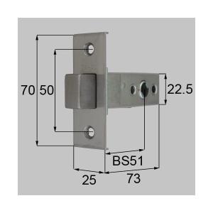 MIWA DZ.CS 錠ケースのみ BS31・38・51・64mm 【在庫品 