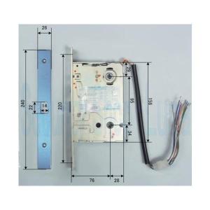 MIWA U9 6AUT50−1通用口/非常口用電気錠（機能切替