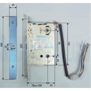 ドア用防犯用品 鍵 カギ 錠前 セキュリティ MIWA(美和ロック)通用口