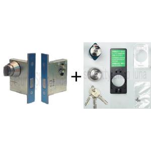 ＭＩＷＡ　Ｕ９ＤＡ-４Ｅ　  BS76　（非常開装置付本締錠）　左右勝手有り　シルバー色（ＳＴ）　扉...