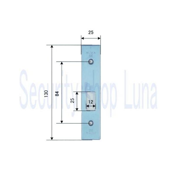 MIWA 美和ロック DZ.FT  フロント　ST シルバー　【在庫品】