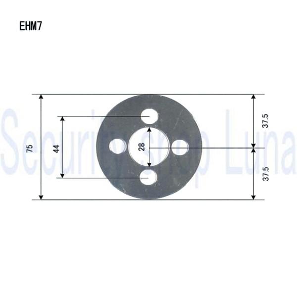 補修用プレート（エスカッション） EHM7　MIWA 美和ロック　　【在庫品】