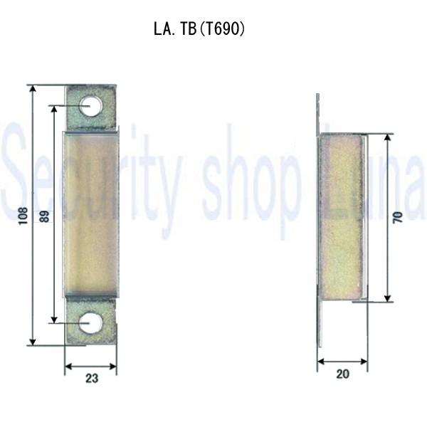 ＭＩＷＡ　美和ロック　ＬＡ．ＴＢ（Ｔ６９０）　(返品・交換不可）【在庫品】