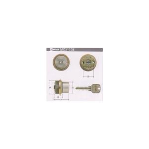 美和ロック MIWA U9 LA(DA).CY DT42〜49 BS(キー3本付) 黄銅ヘヤー