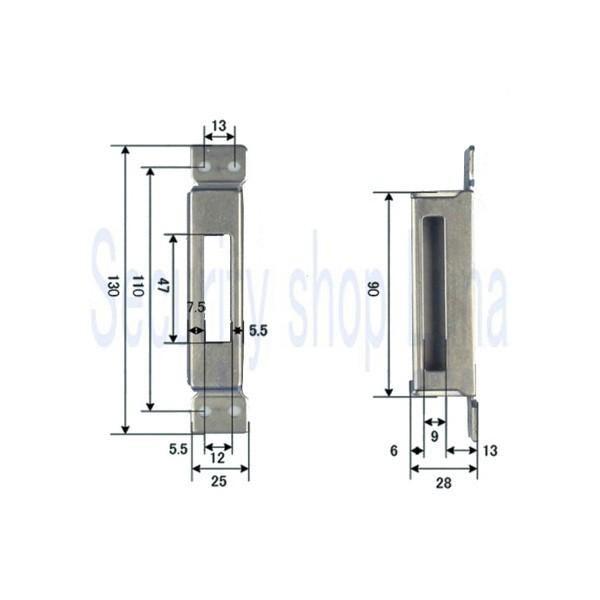 ＭＩＷＡ　美和ロック　ＮＤ３Ｒ-Ｄ．ＳＫ１　既設ＢＬ　ストライク　【在庫品】