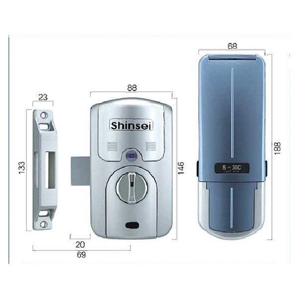 新生デジタル　Ｓ−３０Ｃ　リモコンなし （カード式補助錠）【仕入先より直送致します】